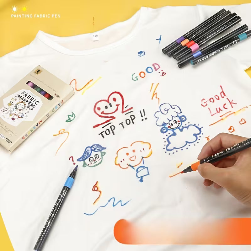 Mazaki Koloraki™ - Wodoodporne flamastry do tkanin